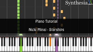 Nicki Minaj - Starships [Piano] screenshot 4