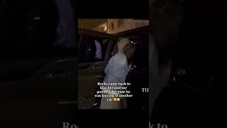 The way ASAP Rocky came back to say goodbye to Rihanna cuz he was leaving in another car 🥹
