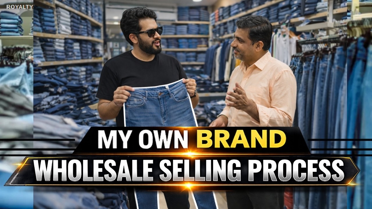 Apna Jeans Brand Kaise Bechte Hain Wholesale me? Full Process💰 Daily Vlog