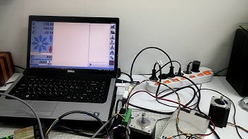 Custom Estlcam CNC controller test #1