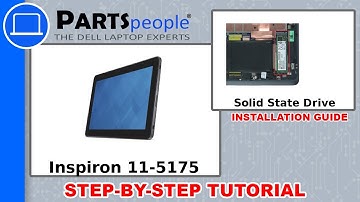 Dell Latitude 11-5175 (T04E001) Solid State Drive How-To Video Tutorial