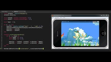 Corona SDK - Parallax with Accelerometer