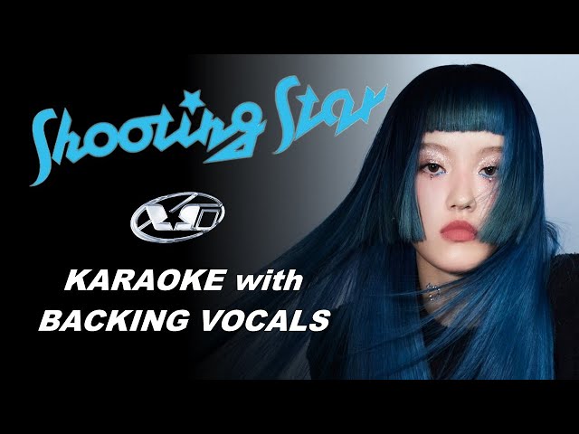 XG - SHOOTING STAR - KARAOKE  with BACKING VOCALS class=
