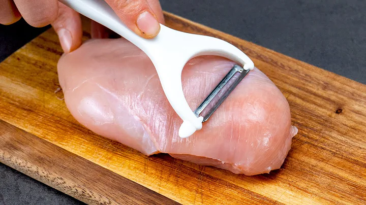 A trick using the vegetable peeler! Great recipe with chicken breast, without baking - DayDayNews