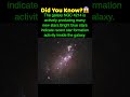 Why is This Galaxy Glowing BLUE? 🌌💎 #space #spacefacts #viralspace #blackhole #science #astrotok