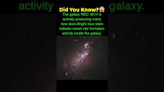 Why is This Galaxy Glowing BLUE? 🌌💎 #space #spacefacts #viralspace #blackhole #science #astrotok