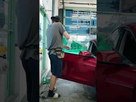 Green Automotive Window Tint