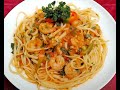 SPAGHETTI CON CAMARONES EN SALSA DE TOMATE |RECETAS DE SEMANA SANTA| FÁCIL Y RÁPIDO