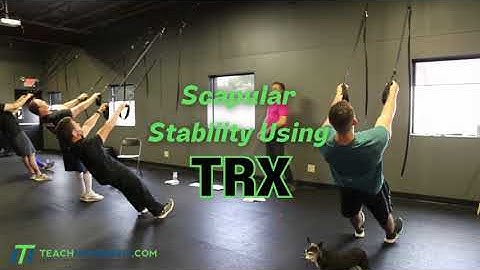 Scapular Stability Using TRX (from our FMC course)!