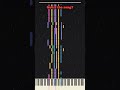 Falling piano notes #Shorts
