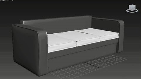 M Nisafi | Simple Sofa Modeling | 3D Studio MAX