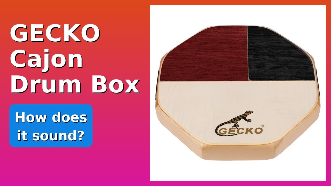 REVIEW (2026): GECKO Cajon Drum Box. Features. - YouTube