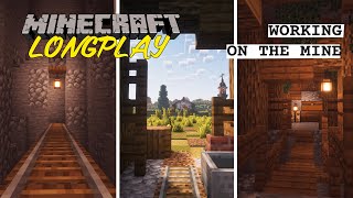 Building a multi level mine  - Minecraft 1.20.4 Relaxing Longplay
