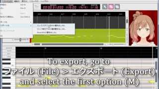 【CeVIO tutorial】 「Converting VSQ/VSQx to CeVIO」