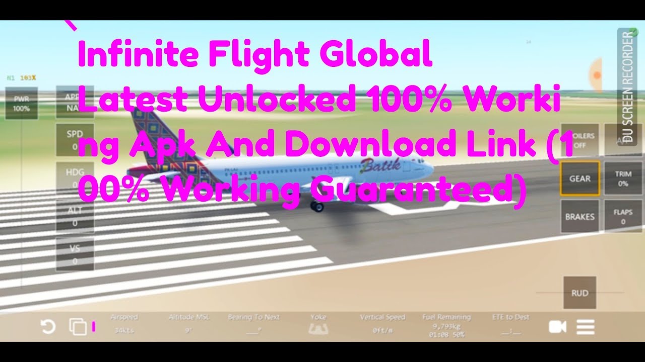 Global MOD Infinite Flight Latest Version Unlocked Mod Hacked APK