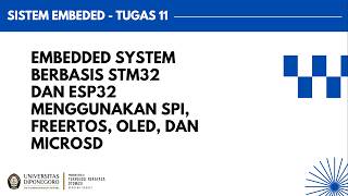 EMBEDED SYSTEM / KOMUNIKASI SPI, FREERTOS, OLED & MICROSD || SISTEM EMBEDED-11
