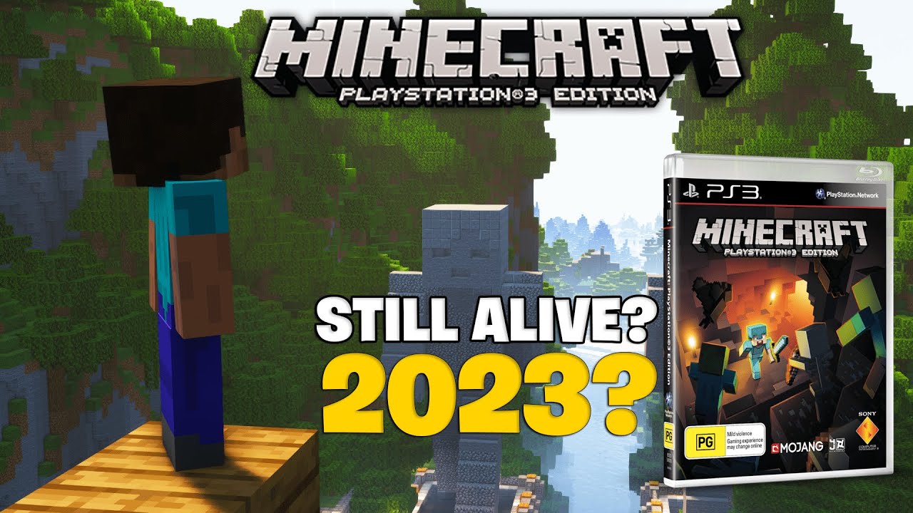 Playing Minecraft PS3 Edition in 2023 