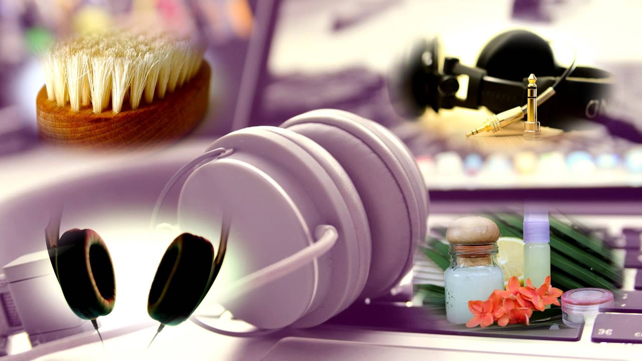 (3D binaural sound) Asmr multi-layered sounds (sticky fingers, brushing, opening lids)