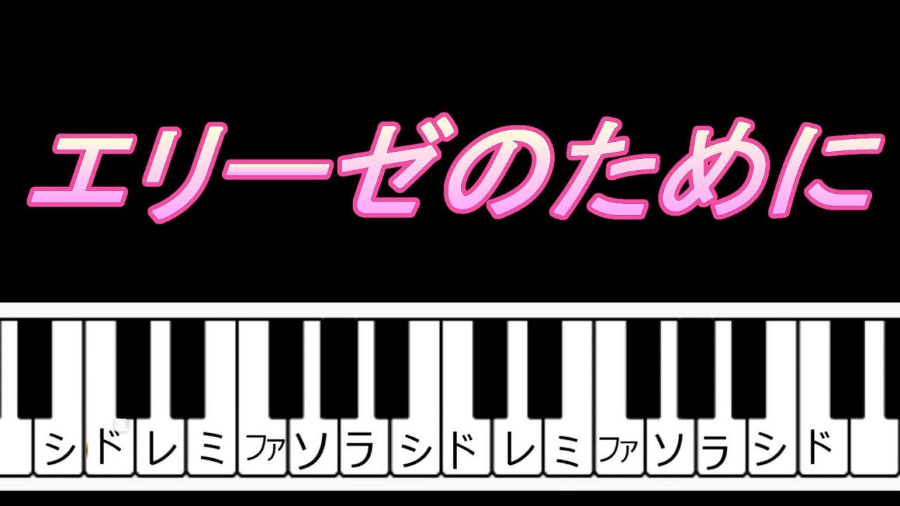 エリーゼのために ベートーヴェン 右手メロディーピアノ How To Play Piano Right Hand Youtube