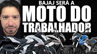 Bajaj N150, NS160 e NS200 serão motos para o trabalhador