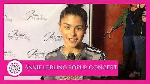 Stars Share Their First Concert Experience At Annie Leblanc’s Pop-Up Concert