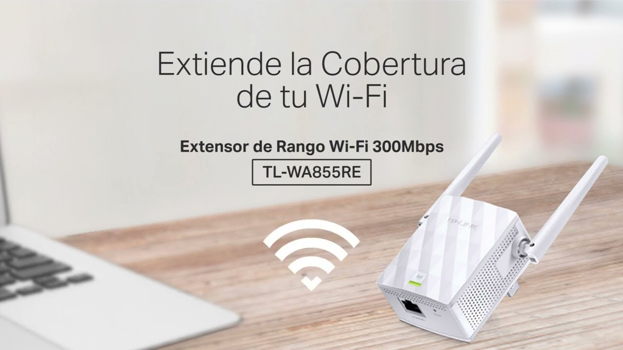 Extensor de rango Wi-Fi TL-WA855RE de 300 Mbps 