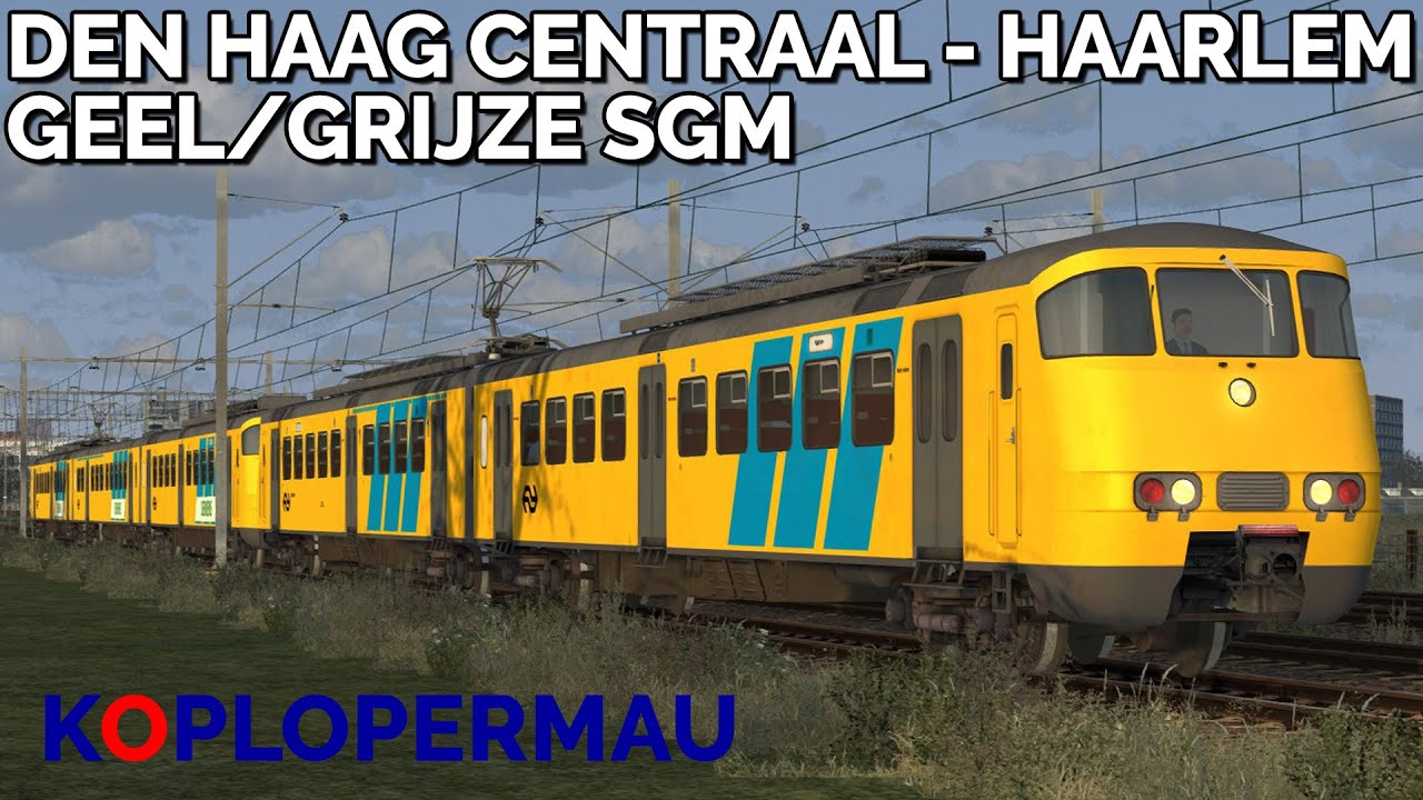 Train Simulator 2022: Oude geel en grijze SGM van Den Haag naar Haarlem!