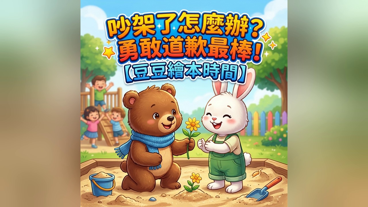 【豆豆繪本時間】第6集 | 輸了比賽怎麼辦？和豆豆一起尋找最珍貴的禮物！🎈