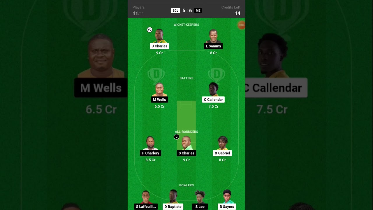 SCL VS ME dream11 SL GL team best prediction analysis and tips 