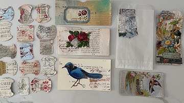 Craft with me #whatsinmybox | Random ephemera making session EP 03