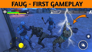 FAUG FIRST LOOK 🔥 FEARLESS AND UNITED GUARDS FIRST GAMEPLAY TRAILER AND RELEASE DATE