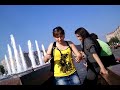 Girls in moscow fountain