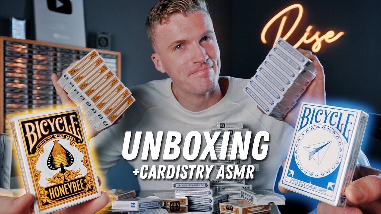 UNBOXING an EXCLUSIVE NEW Bicycle Playing Card Care Package  Cardistry ASMR
