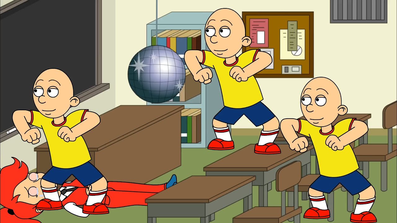 Caillou makes Miss Martin quit her job - YouTube