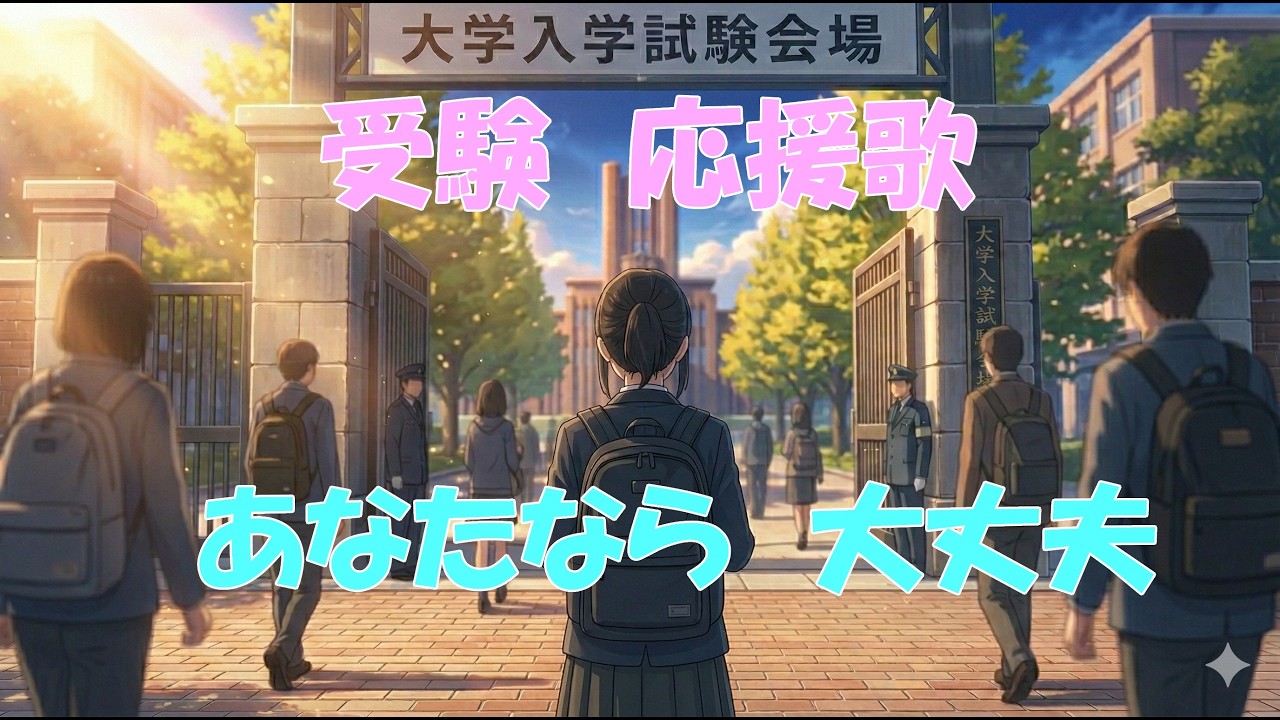 【受験生応援歌】 あなたなら大丈夫｜支えてくれた全ての人へ
