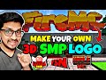 How to create your own 3d minecraft smp logo  smp logo like fire mc  minecraft logo tutorial