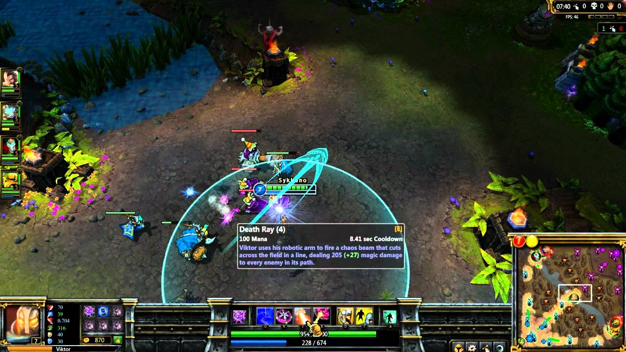 Viktor - Lasers, I'm Lovin' It - Full Gameplay/Commentary - League of Legends Summoners Rift