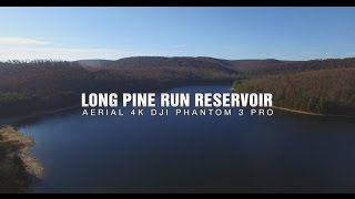 Long Pine Run Reservoir - 4K Aerial