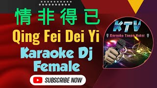Qing Fei Dei Yi Karaoke Dj Female 情非得已 || (南妮 Nan Ni)