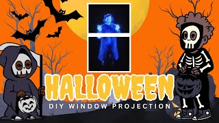 Halloween Window Projection: Easy DIY Screen