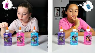 TWIN TELEPATHY SLIME CHALLENGE!!