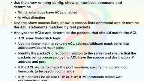 668   66  Access List Troubleshooting   04  Troubleshooting Access Lists