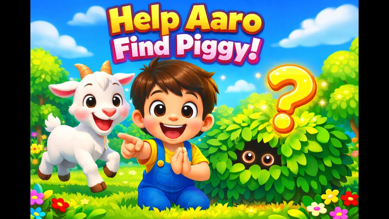 Help Aaro Find Piggy! 🐷👀 | Fun Hide & Seek Song for Kids | Toodle Kids