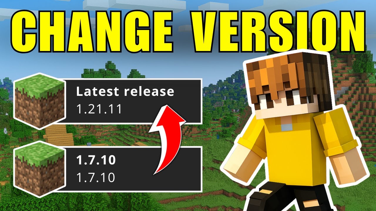 How To Change Version of Minecraft Java Edition - YouTube
