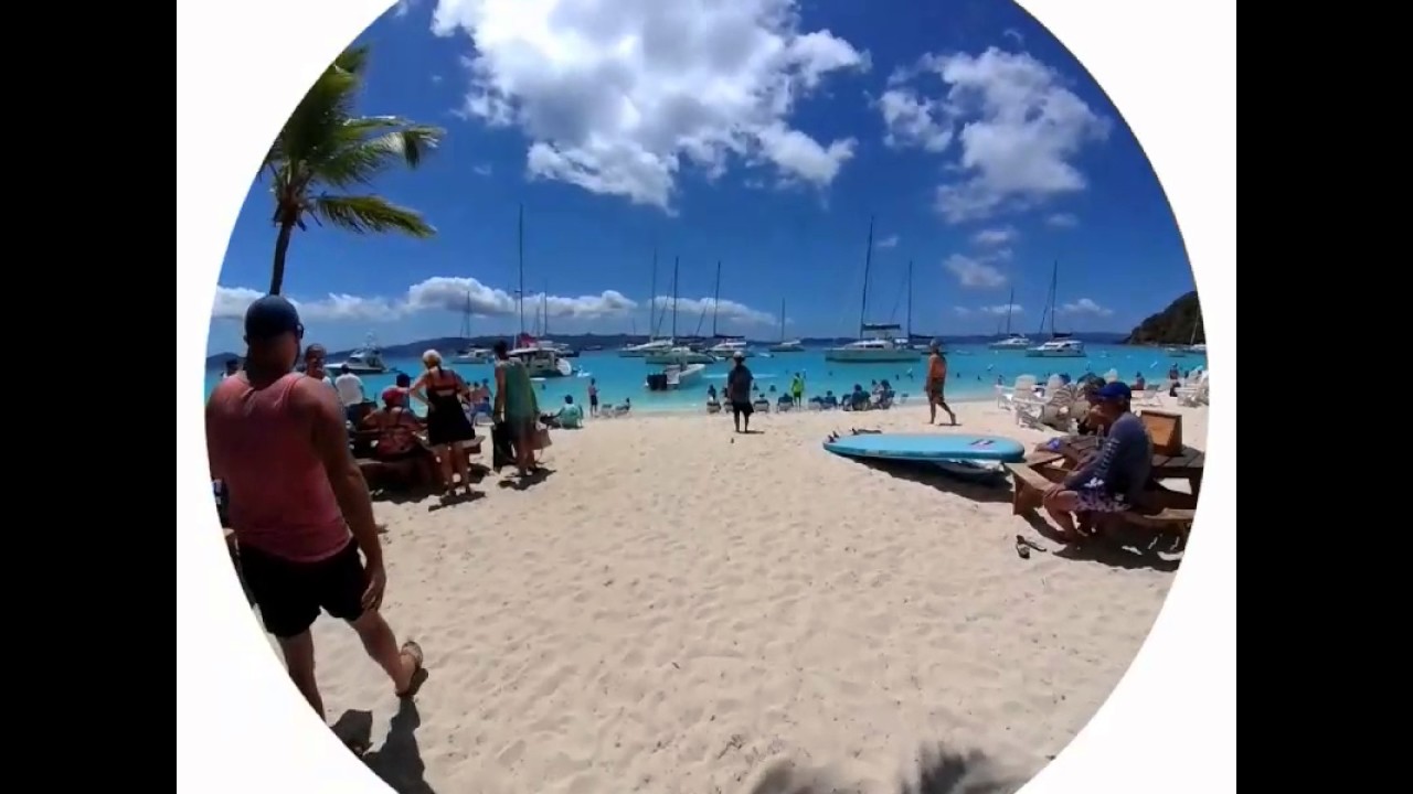 Soggy Dollar Bar, White Beach, Jost Van Dyke, BVI YouTube
