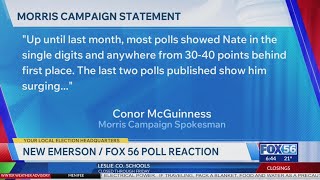 Reactions pour in to FOX 56, Emerson Kentucky poll