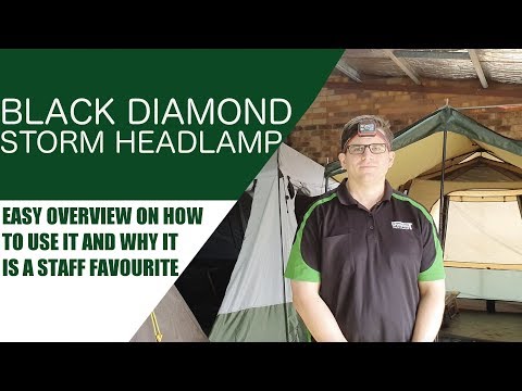 Black Diamond Storm Headlamp Demonstration & Review