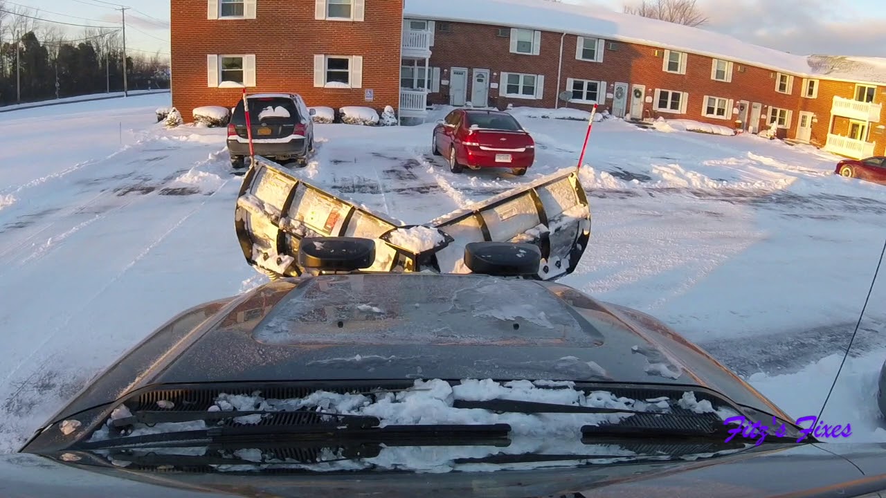 Plowing small apartment complex YouTube