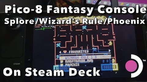 Steam Deck: Pico-8 Fantasy Console (4k60; Off Screen)