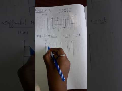 DIFFERENTIAL MANCHESTER ENCODING EXAMPLE